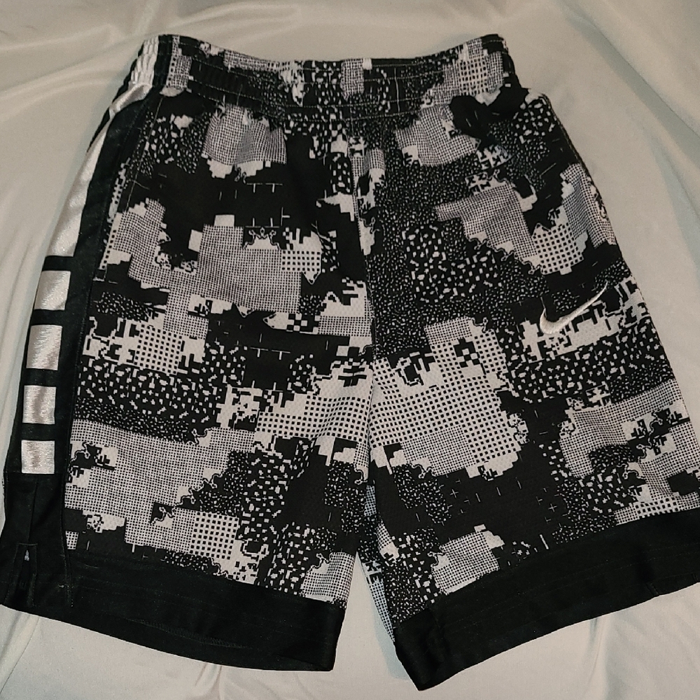 Nike Black and Gray Athletic Shorts